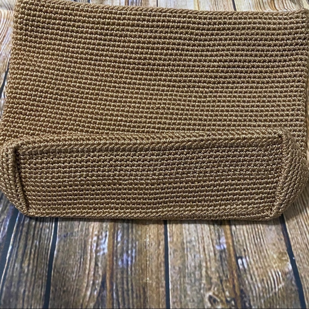 The Sak Tan Beige Woven Zipper Shoulder Bag - Picture 2 of 7